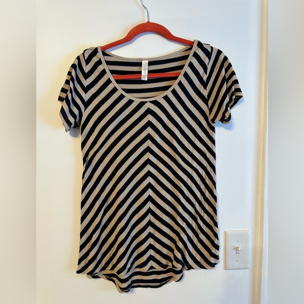 Lularoe Striped Black and green Women's Top bundle